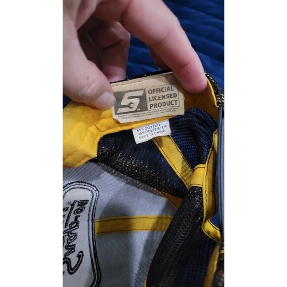 Snap-On Tools Embroidered Cork Patch Black Mesh Back SnapBack Trucker Hat - Picture 5 of 7